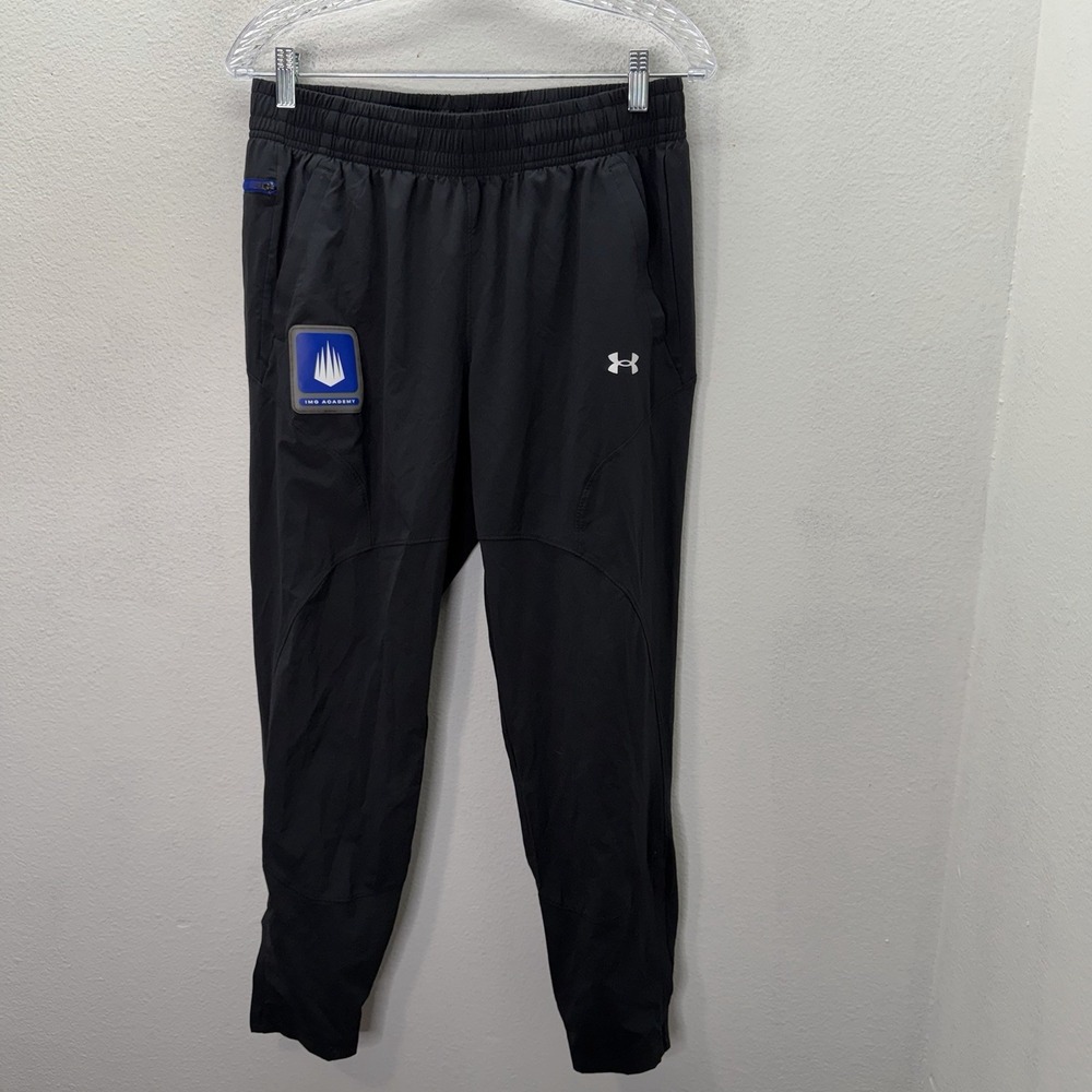 Under Armour IMG Academy Stretch Athletic Jogger Training Pants Men's M Black